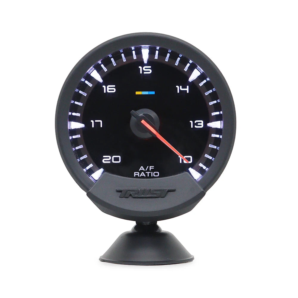 GReddi Sirius Meter Series Trust 74mm White LED Auto Gauge Volt Water Temp Oil Temp Oil Press RPM Turbo A/F Ratio Fuel Press