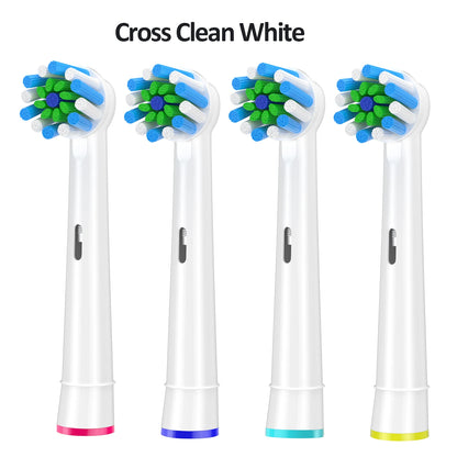 4/8/12/16/20Pcs Replacement Toothbrush Heads Compatible with Oral-B Braun Professional Electric Toothbrush Heads Brush Heads