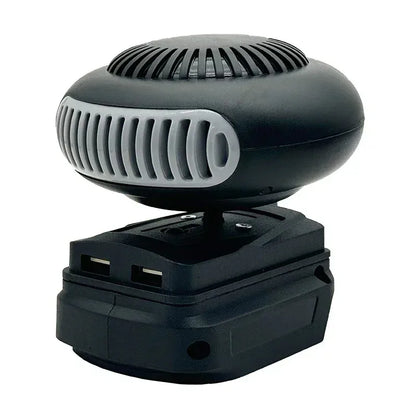 Portable Lithium Electric Power Warm Air Blower Fan Heater Hot&Cold Wind Dual Mode for Makita for Bosch for DeWalt for Milwaukee