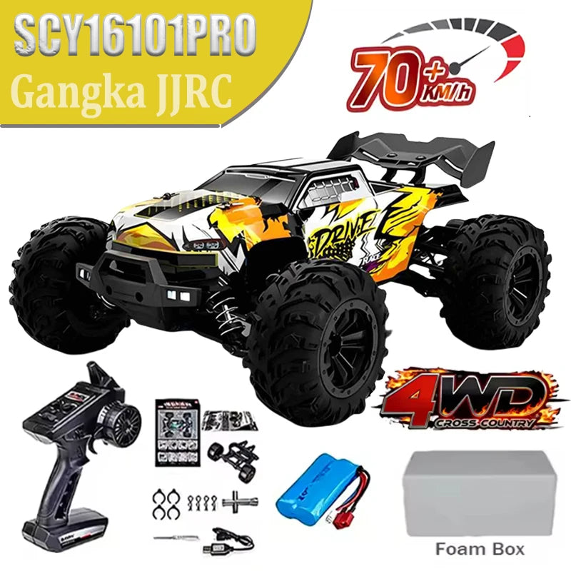 1:16 SCY 16101PRO 16102PRO 16103PRO 4WD Brushless RC Car 70km/h High Speed Off Road Racing Car Remote Control Toy Car Gift