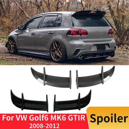 For Volkswagen VW Golf 6 MK6 GTI R line 2008-2012 Racing Rear Roof Wing Spoiler Trunk Lip Tail Trim Styling Tuning Accessories