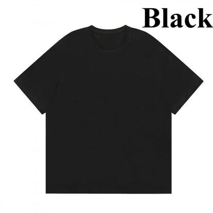 Polo women clothes for woman mens t shirt tops for woman Embroidered round neck T-shirt versatile casual couple style shirts
