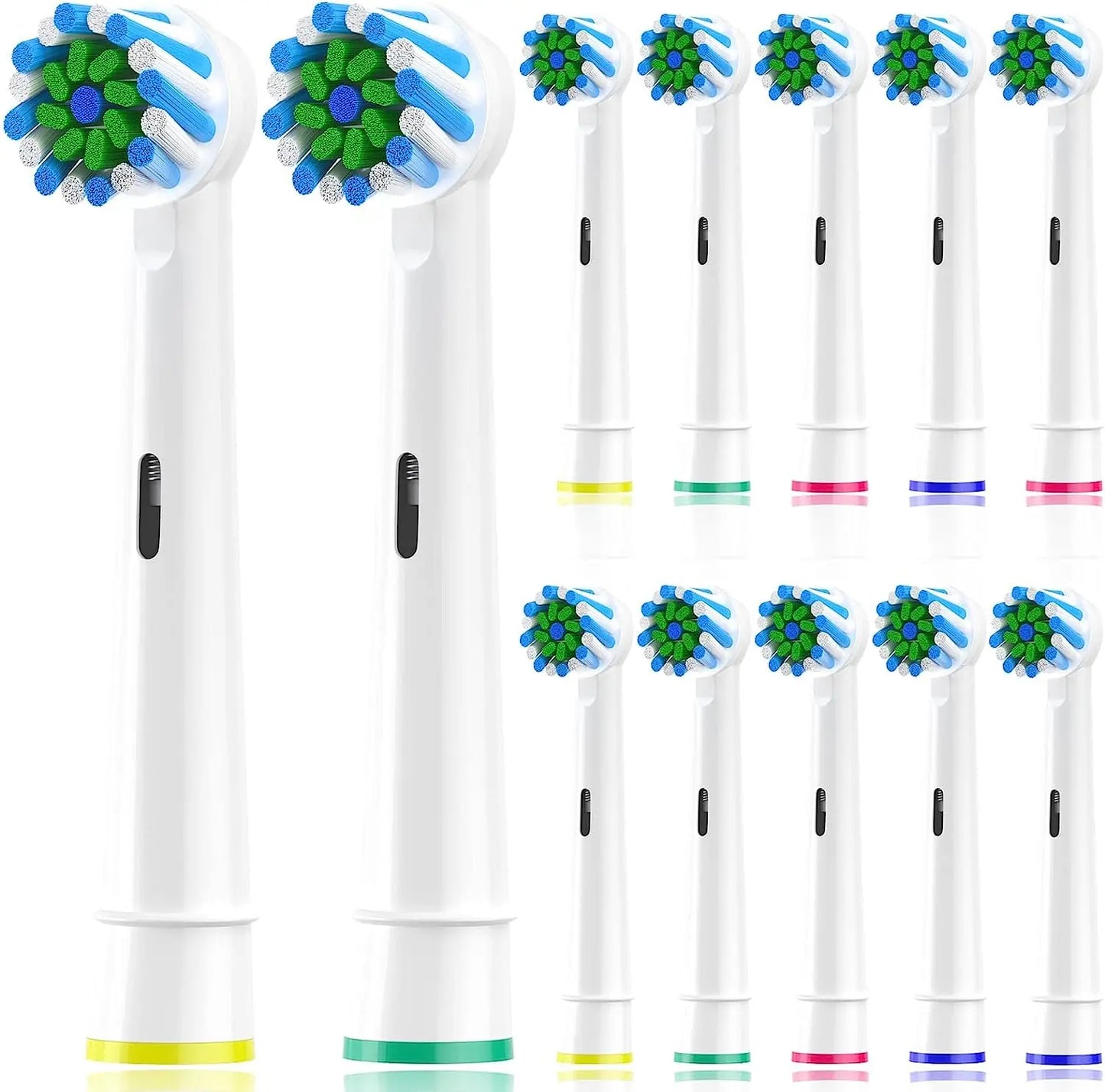 4-12pcs EB50 Cross Action Replacement Brush Heads For Oral B D12 D16 D100 3757 3709 pro3 pro1max electric toothbrush