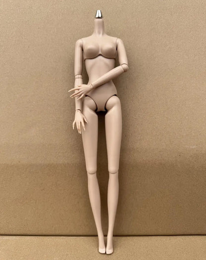 Original LULY Doll Body 8 Skin Tones High Quality Big Boobs 29CM 1/6 Replacement Body For Barbi/FR/IT Doll Heads