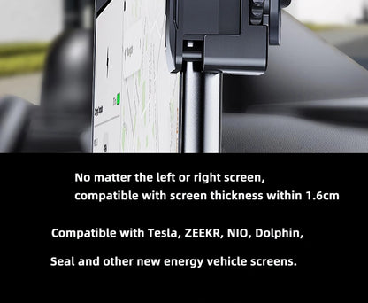TEEQ for BYD Atto3 Dolphin Seal U DM-i Song Plus Car Phone Holder Mount Adjustable Magnetic Car Phone Support Frame Accessories
