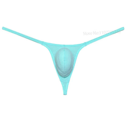 Men's Sexy Underwear Thong Contour Pouch Tangas Sexy Men Bikini Briefs Solid Underpants Briefs Bikini Thongs Soft Male Panties