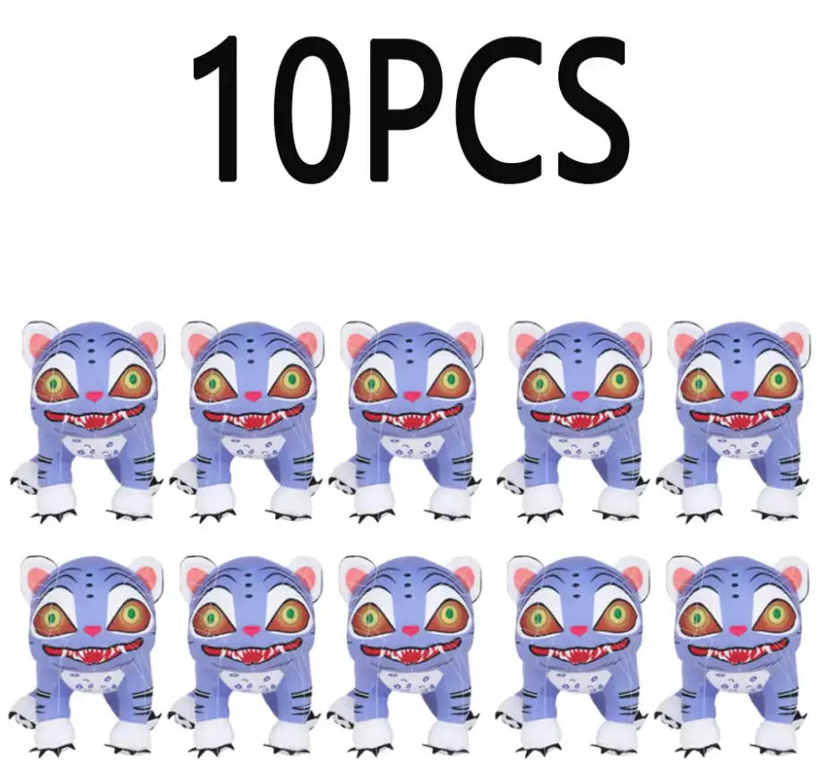 1/10pcs 2026 New Tiger Plush Toy Accessories Toy Tiger Plushie Doll Pop Birthday Gift for Children Kids Room