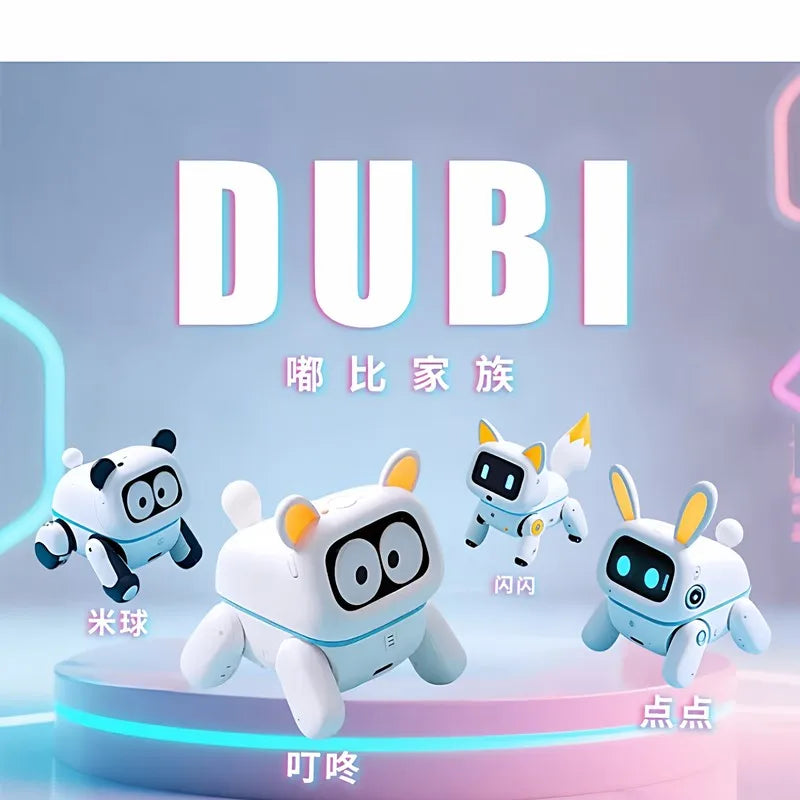 DUBI AI Desktop Robot Intelligent Voice Chat Interactive Mechanical Pet Companion Toy With AI Conversation For Kids Home Desktop