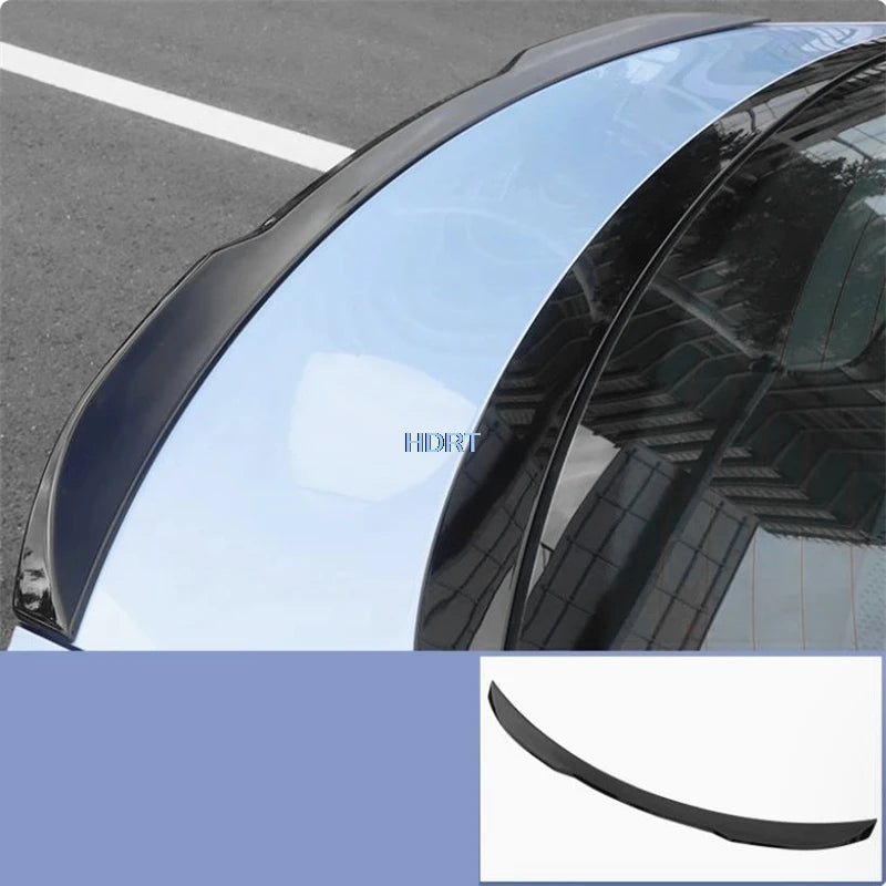 For BYD Seal EV 2022 + Car Styling Fixed Wind Pressure Tail Wing Cover Rear Trunk Roof Spoiler Sport Surround Plate Accessories