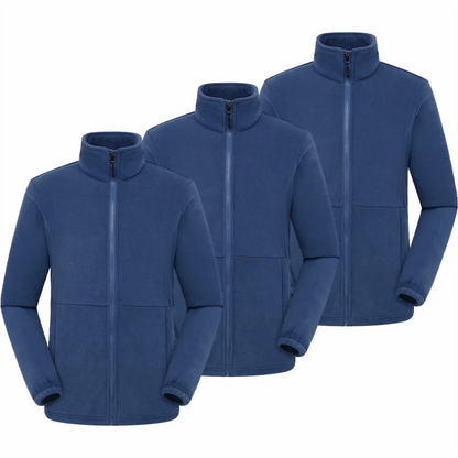 3-piece Winter Fleece Hiking Jacket For Men And Women Suitable For Outdoor Mountaineering Hiking And Camping Custom Printed Logo