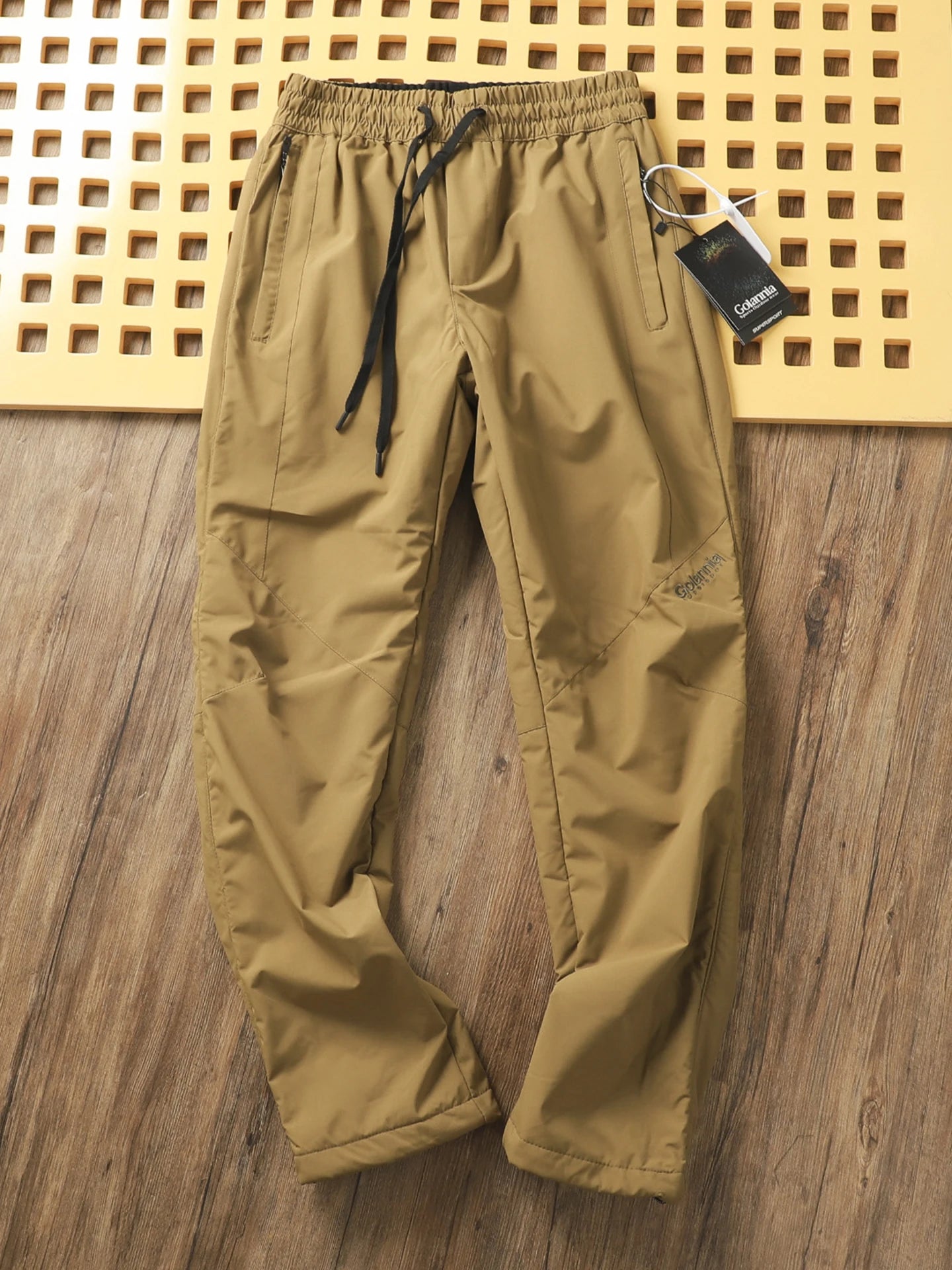 Nordic Men's Winter Ski Pants Fleece Lined Hiking Outdoor Windproof Waterproof Snowproof Cotton Trousers Youthful Energy Style
