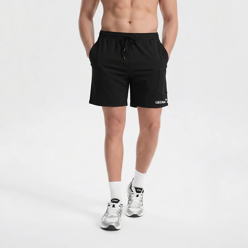 LUCEN New 2026 High-Quality Men's Summer Sports Breathable Shorts Fashionable Beach Leisure Shorts Fitness Running Shorts Tops