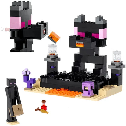 Compatible MOC Sets MOC World Series Building Blocks The End Arena Enderman Children's Holiday Gifts Assembling Toys 21242