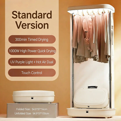 Folding dryer for household clothes fully automatic air drying portable storage dryer for clothes household appliances