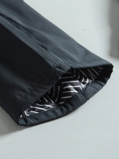 Men's Winter down Pants 90 Duck Feather Filling Windproof Warm Water Resistant Casual Business Style Long Polyester Fabric