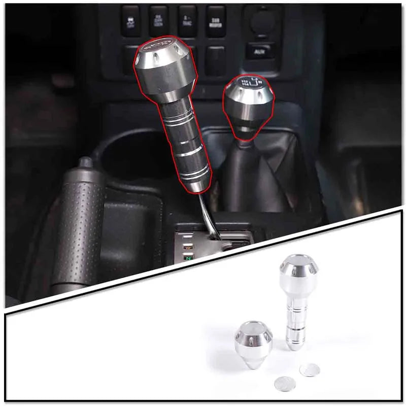 For Toyota FJ Cruiser 2007-2021 Car Gear Grip Head Shift Knob Modification Aluminum alloy interior Accessories