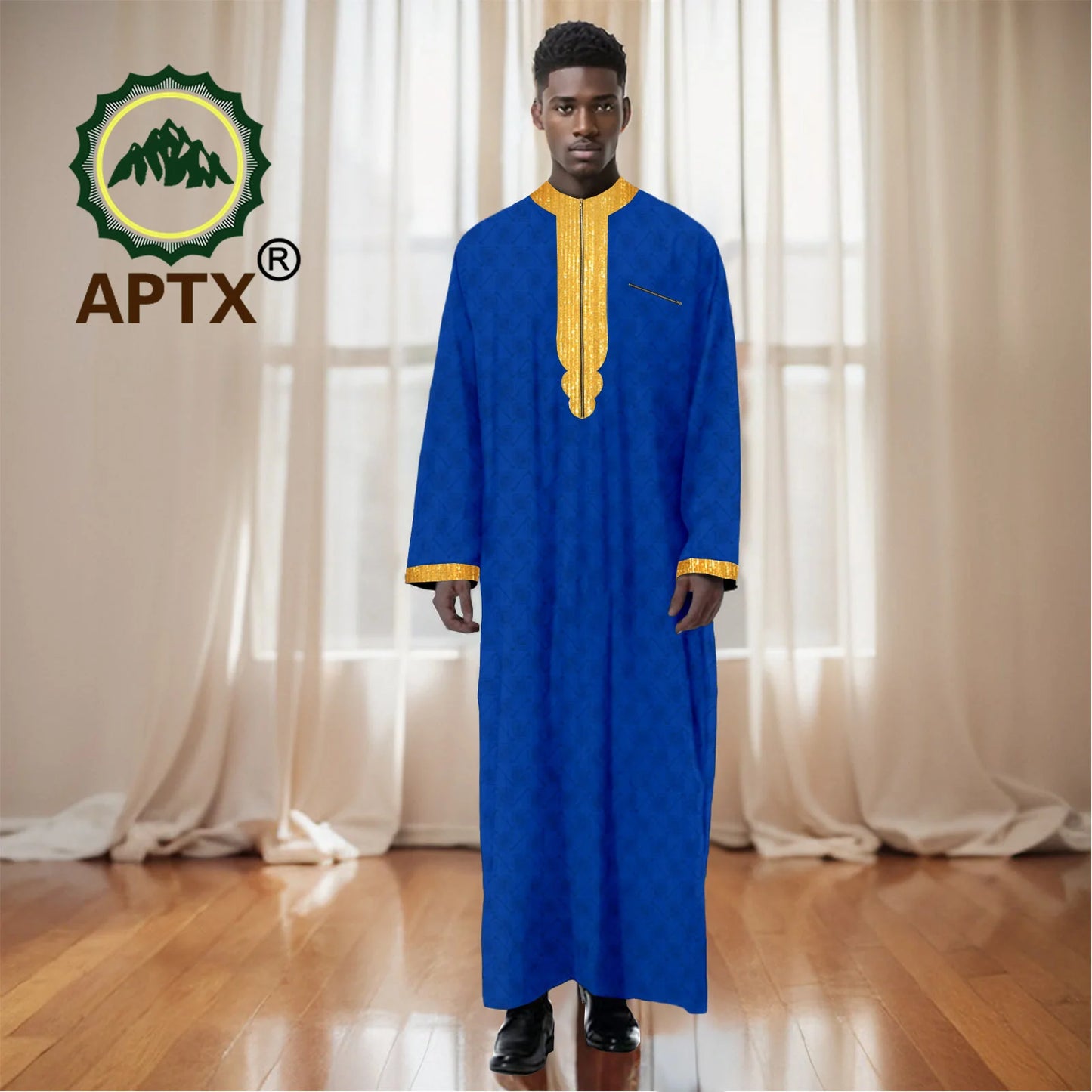 Musilim Men Cloths Long Sleeve Islamic Clothing Men Robe Arab Abaya Dresses Embroidered Kaftan Casual Formal Dubai Thobe 2412002