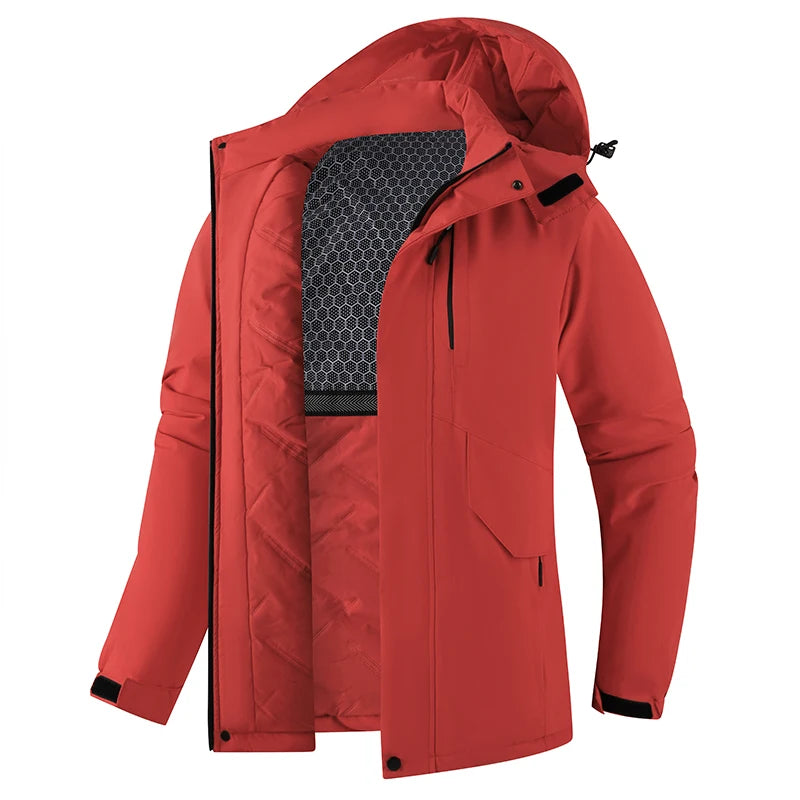Autumn and Winter Hot Outdoor Sports Graphene Stormtrooper Coat Cotton Coat Men's New Style Couple Warm, Windproof, Waterproof O