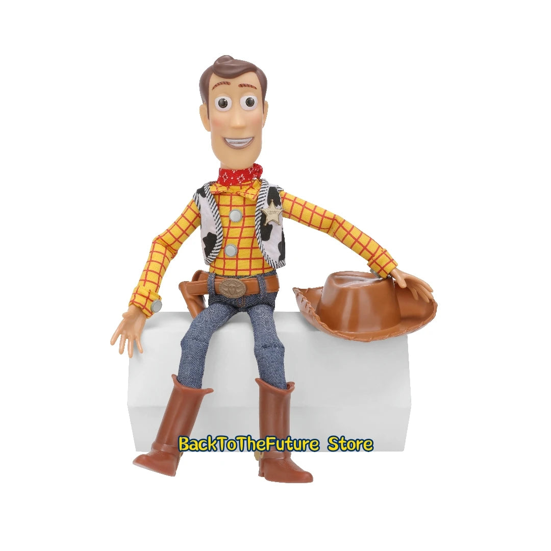 Disney 4 Talking Woody Jessie Action Figures Anime Decoration Collection Speak Sound Toy Model Gift