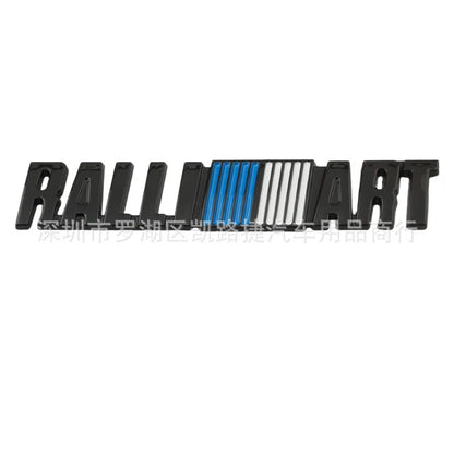 Car Metal Logo Emblem Badge Body Stickers For Mitsubishi RALLIART pajero l200 evo lancer х outlander asx xforce Grandis Eclipse