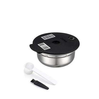 for Bosch Tassimo Happy Vivy Reusable Coffee Capsule Pods Stainless Steel Refillable Capsule Filters 60/180/200/220ML