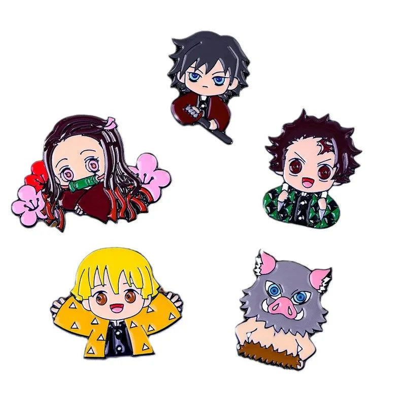 Wholesale Anime Custom Brooches Enamel Pins Cartoon PCS Lapel Badges Animal Funny Jewelry Gifts for Kids Friends