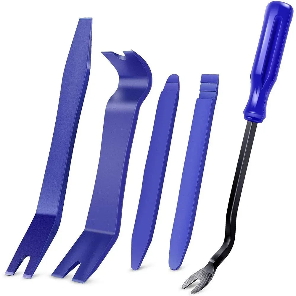 5pcs Car Disassembly Tool Kit Car Hand Tool Set Stereo Repair DVD Repair Tool Dashboard Removal Interior Plastic Trim Panel