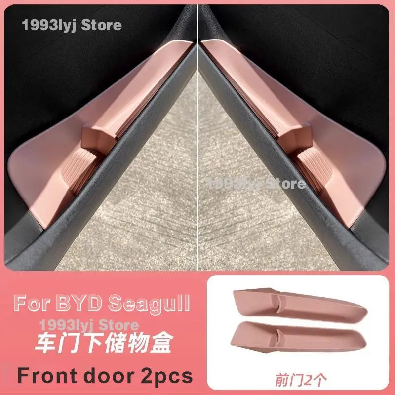 For BYD Seagull Car Door Storage Slots pad,Upgraded Accessories Interior Modification Dust-proof pad