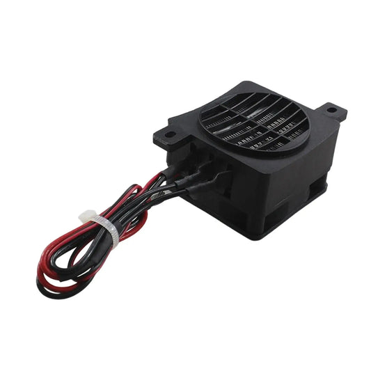 DC 12V 24V PTC Heating Element Adjustable Thermostat Overheat Protector Adjustable Mini Electric Heater Fan for Indoor Bedroom