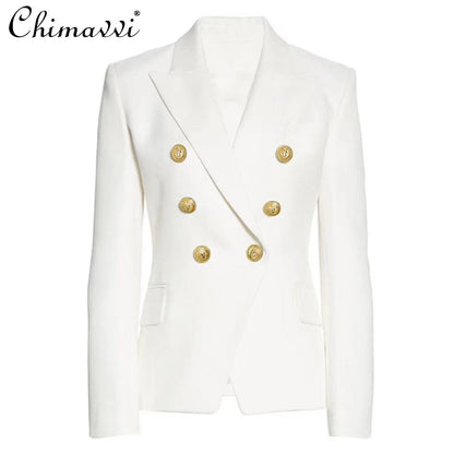 2025 Spring and Autumn New Fashion Professional OL Women's Suit Jacket Top A Line Short Skirt Set Temperament Two-piece Set