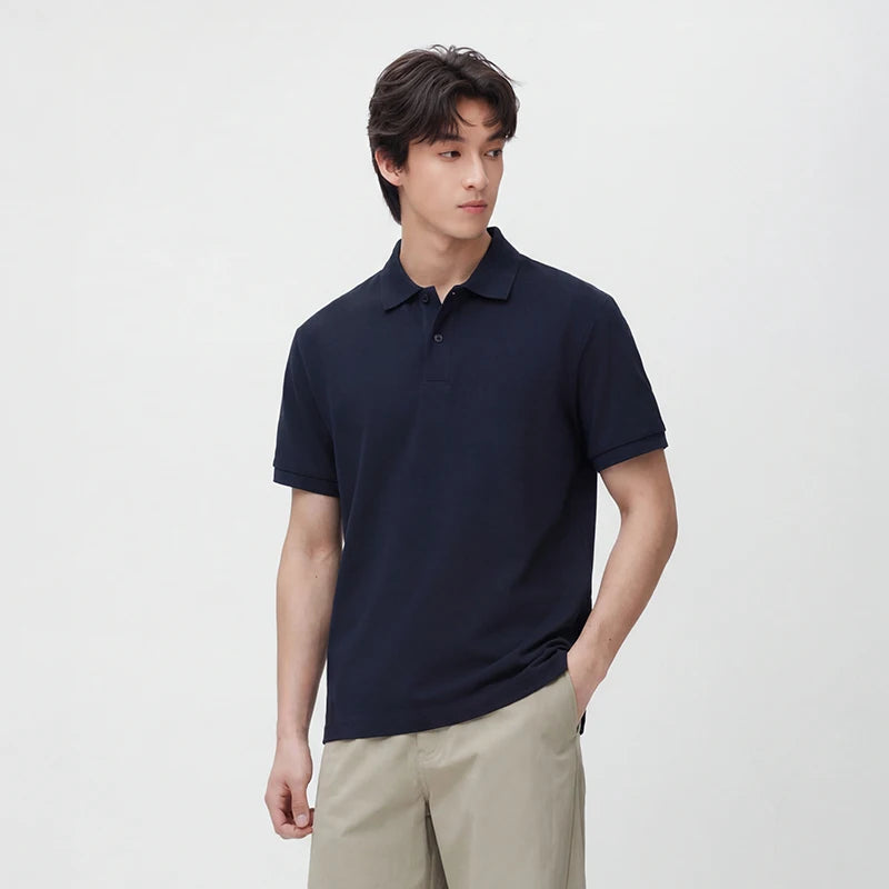 Semir Mens Polo 2026 Classic Lapel Knitted Moisture Wicking Quick Dry Cool Feeling Antibacterial