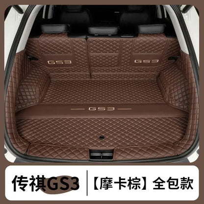 For GAC EMZOOM GS3 2023 2024 Car Boot Mat Rear Trunk Liner Cargo Leather Floor Carpet Tray Protector Accessories Mats