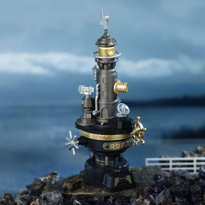 ROBOTIME ROKR Industrial City Series 3D Puzzle Steampunk Mechanical Model Unique Desk Decor Ideal Birthday Gift For Boys Men