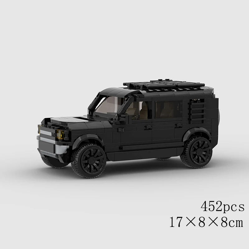 Classical Car Speed MOC SUV Racing Police Model Building Bricks Roadster Vehicle City Super Race Blocks Technical Christmas gift