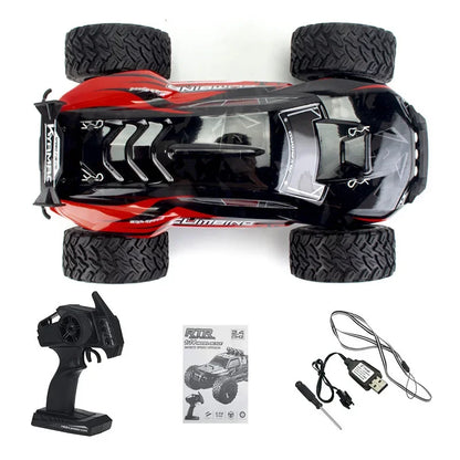 KYAMRC KY-2011A 1:16 25KM/H 4WD RC Car With LED Remote Control Cars High Speed Drift Monster Truck Toys for boys and girls gift