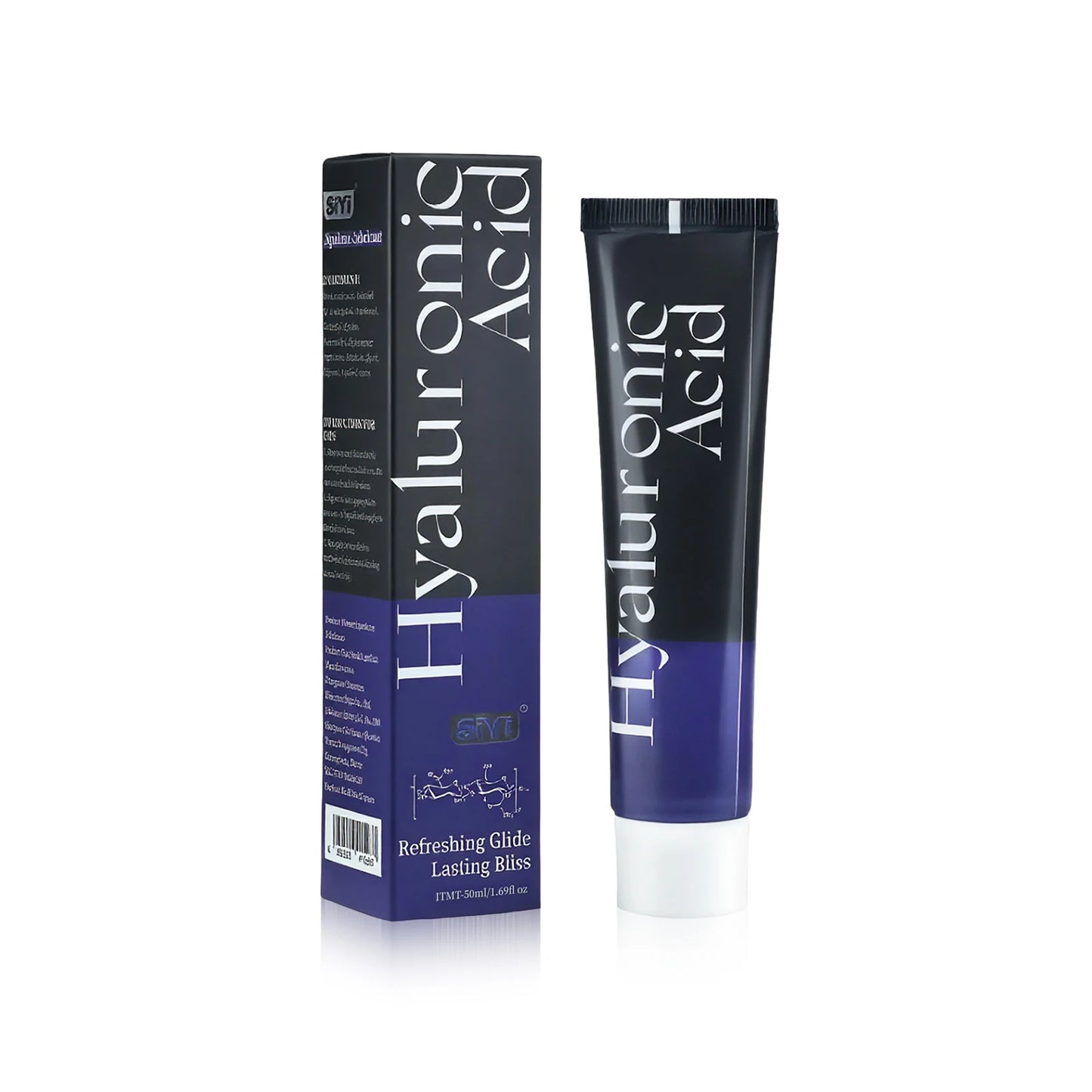 50ml/150ml Hyaluronic Acid Water-Based Lubricant – Non-Sticky, Condom-Safe, Gentle for Sensitive Skin for Couples Sex Lube