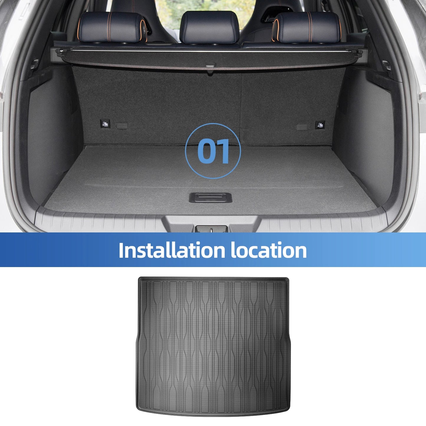 Left Drive for BYD Song Plus EV/DMI Seal U EV (not fit Seal U DMi ) 2021-2026 Car Floor Mats Trunk Pad Backrest Liner Accessory