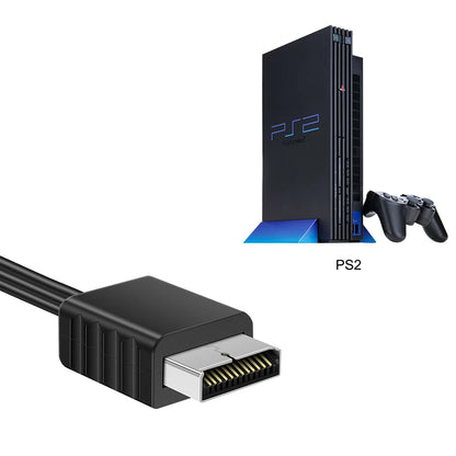 PS2 to HDMI Converter Adapter, PS2 to HDMI Cable PS2 to HDMI Support 1080P, Connecting a PS2 to a Modern TV with HDMI