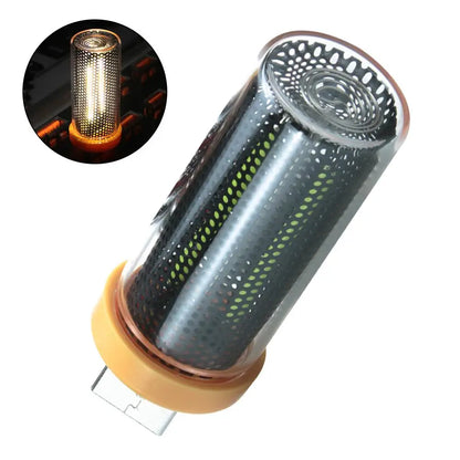 Car USB Night Light Touch Dimmable LED Plug-in Retro Portable Mini Glass Bottle Car Atmosphere Lamp For Bedroom Desk