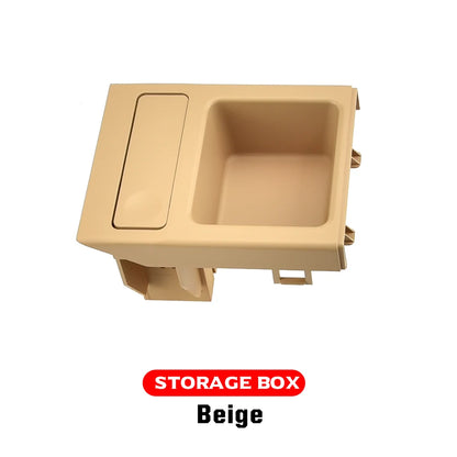 New Double Hole Car Styling Front Center Console Storage Box Coin + Cup Holder For BMW E46 Series 1999-2006 51168217953