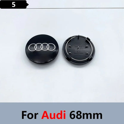 4pcs 60mm 61mm 69mm 68mm 77mm Car Styling Wheel Center Cap Hub Covers Badge 4B0601170 For Audi A3 A4 A5 A6 A7 A8  S6 Accessories