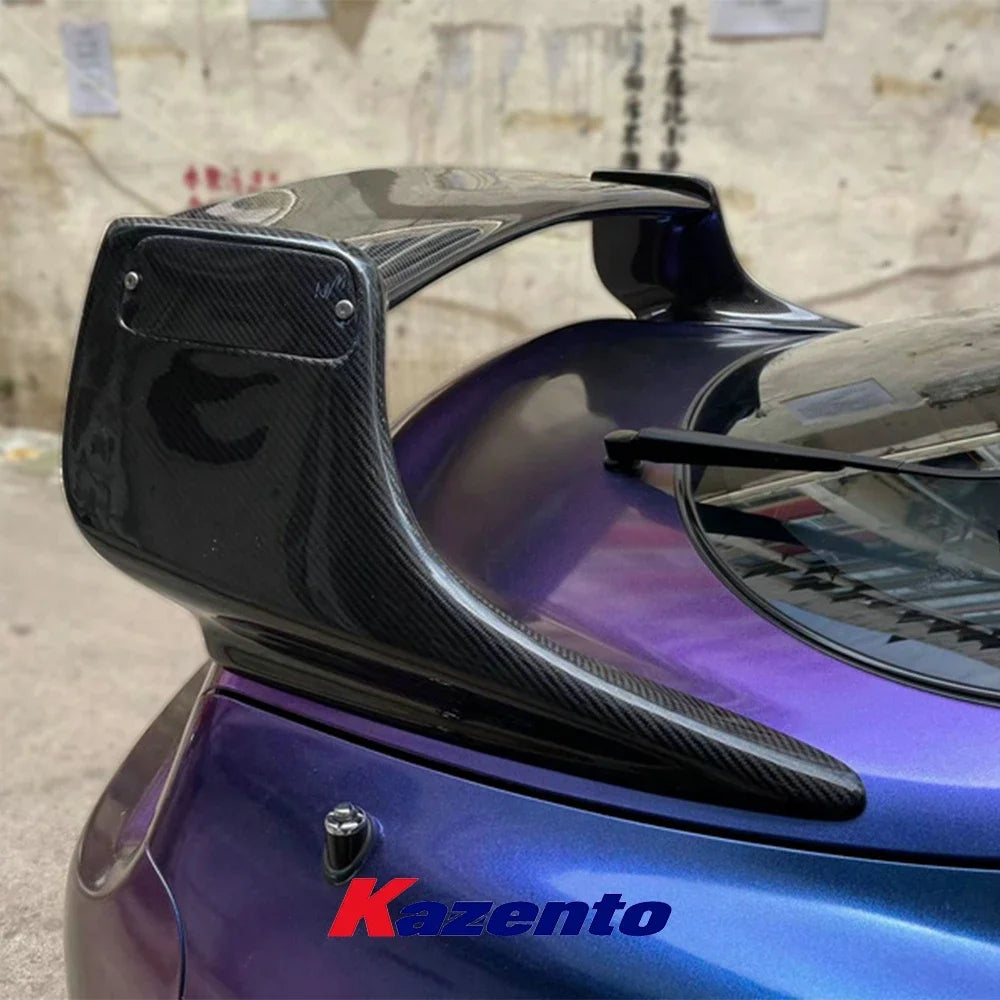 For Toyota 93-98 Supra MK4 JZA80 TR-Style Carbon Fiber Rear Trunk Spoiler Wing