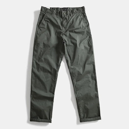 Heavyweight Thick Japanese Retro Pure Cotton Work Trousers Autumn Winter Men's Loose Casual Outdoor Straight Leg Pants Large ...