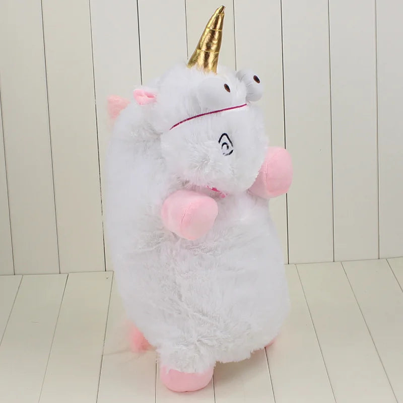 Despicable White Unicorn doll backpack bag School bag Plush toy Gift Kids Children Toys large