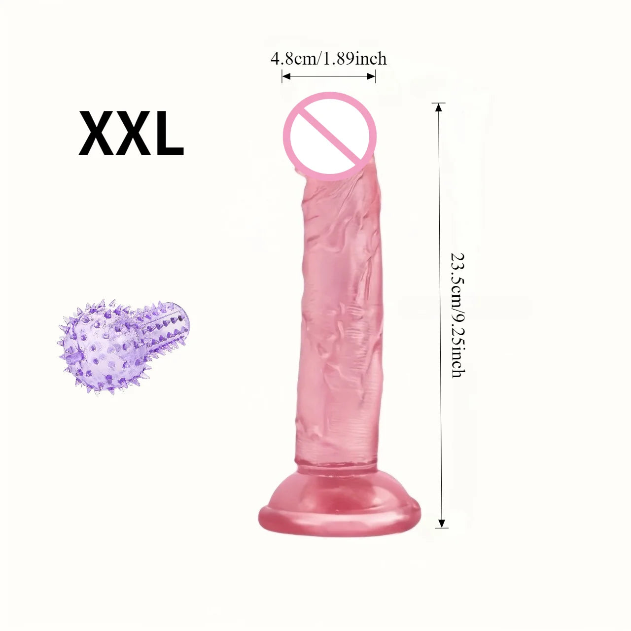 Soft Jelly Dildos Strong Suction Cup Waterproof Realistic Dildo Pink Penis Adult Sex Toys for Women Dick Vagina Anal Masturbator