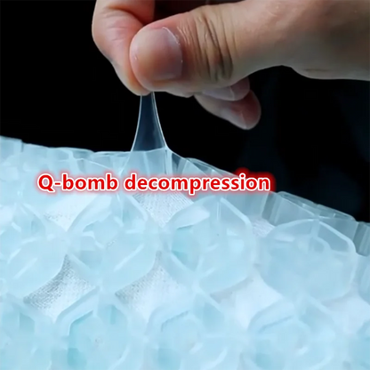 Car Gel Seat Cushion Silicone Mat Cool Gel Cooling Pad Universal Four Season Breathable Ventilate Vehicle Protector Mat Pad