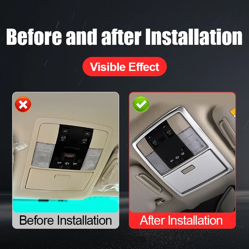 For 2010-2024 Toyota Land Cruiser Prado 150 Reading Light Frame LC150 FJ150  Interior Accessories upgraded Modification Tuning