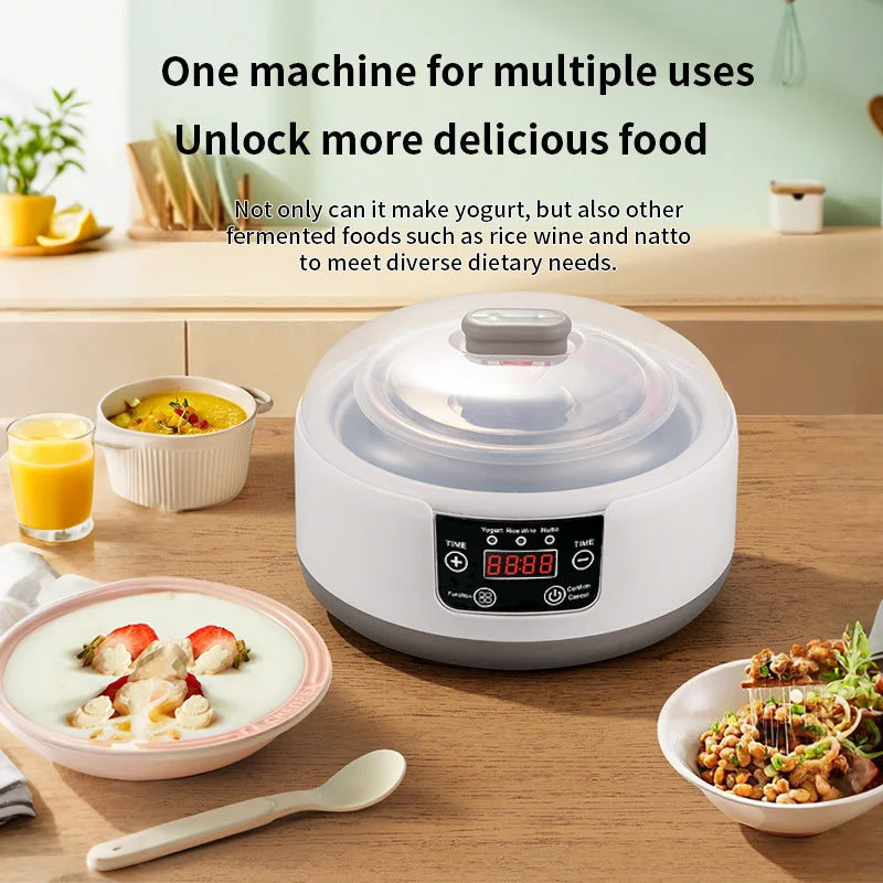 Electric Mini Yogurt Maker Automatic Multifunctional Household Rice Wine Maker DIY Yogurt And Natto Fermenting Machine 110V/220V