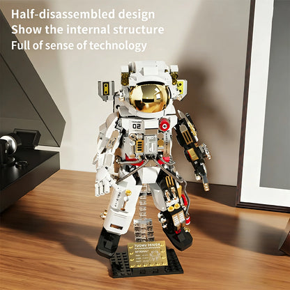 2026 New Interstellar Astronaut Building Blocks, High-Difficulty Educational Construction Toy for Boys 8+, Birthday Puzzle Gift