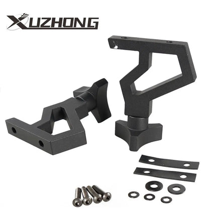 2pcs 11586.04 Jack Mounting Bracket Adjustable 07-18 Jeep Wrangler JK Car Jack Tube Mount Bracket Black Easy to install